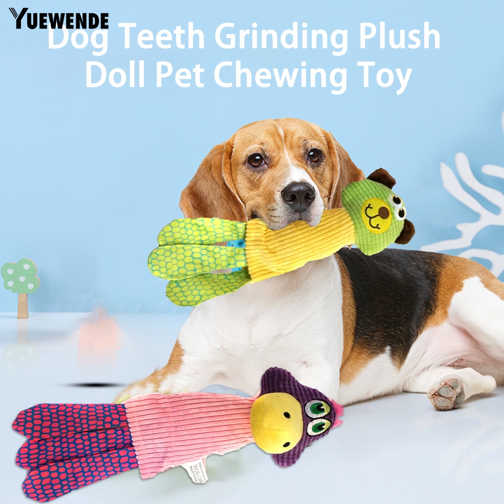 Đồ Chơi Nhồi Bông Hình Thú Hoạt Hình Siêu Mềm Chống Cắn Vui Nhộn Cho Thú Cưng