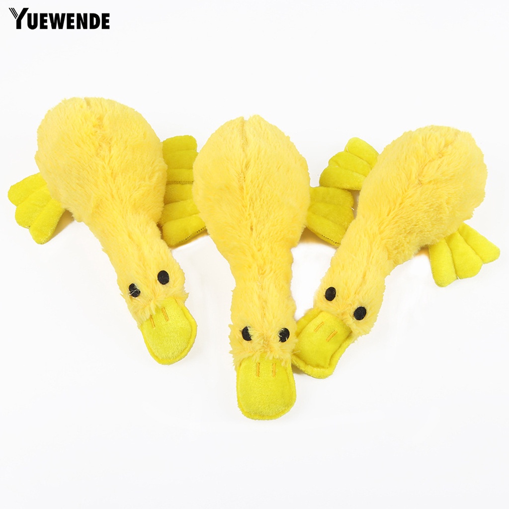 Đồ Chơi Tương Tác Chống Cắn Hình Vịt Vàng Mềm Mại Dễ Thương Cho Thú Cưng
