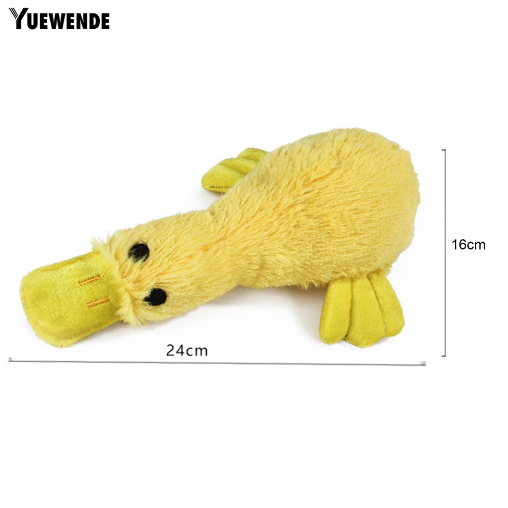 Đồ Chơi Tương Tác Chống Cắn Hình Vịt Vàng Mềm Mại Dễ Thương Cho Thú Cưng