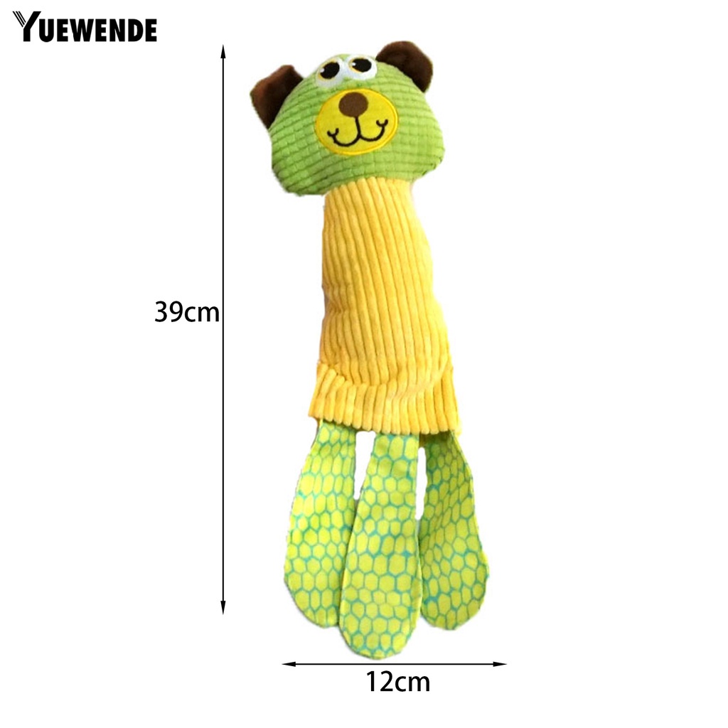 Đồ Chơi Nhồi Bông Hình Thú Hoạt Hình Siêu Mềm Chống Cắn Vui Nhộn Cho Thú Cưng