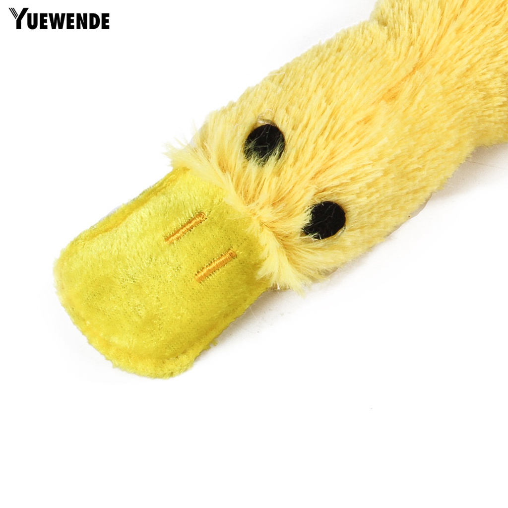 Đồ Chơi Tương Tác Chống Cắn Hình Vịt Vàng Mềm Mại Dễ Thương Cho Thú Cưng