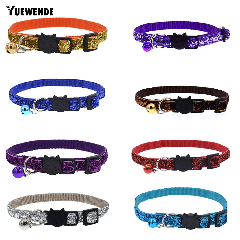 Vòng Cổ Có Chuông Và Kim Tuyến Lấp Lánh Thời Trang Dành Cho Mèo Cưng