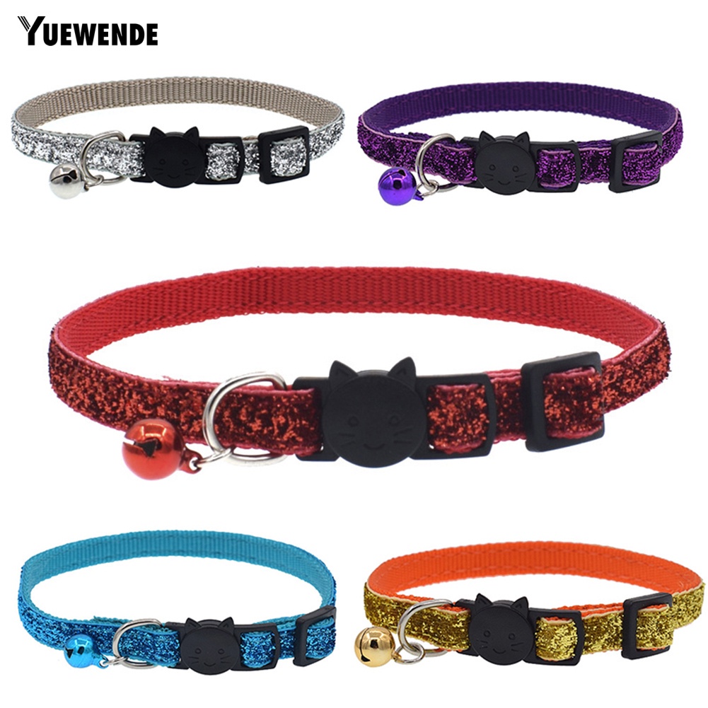 Vòng Cổ Có Chuông Và Kim Tuyến Lấp Lánh Thời Trang Dành Cho Mèo Cưng