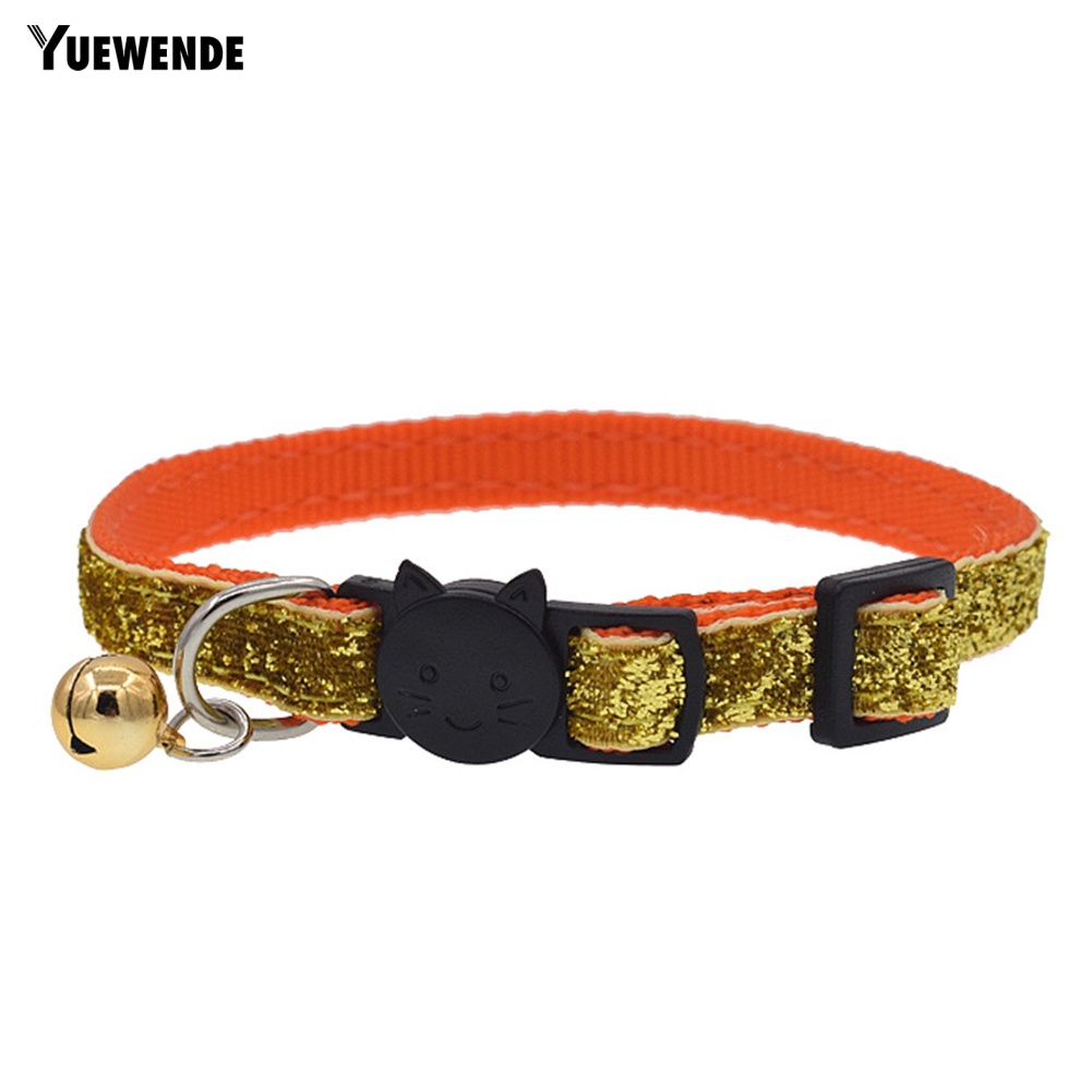 Vòng Cổ Có Chuông Và Kim Tuyến Lấp Lánh Thời Trang Dành Cho Mèo Cưng