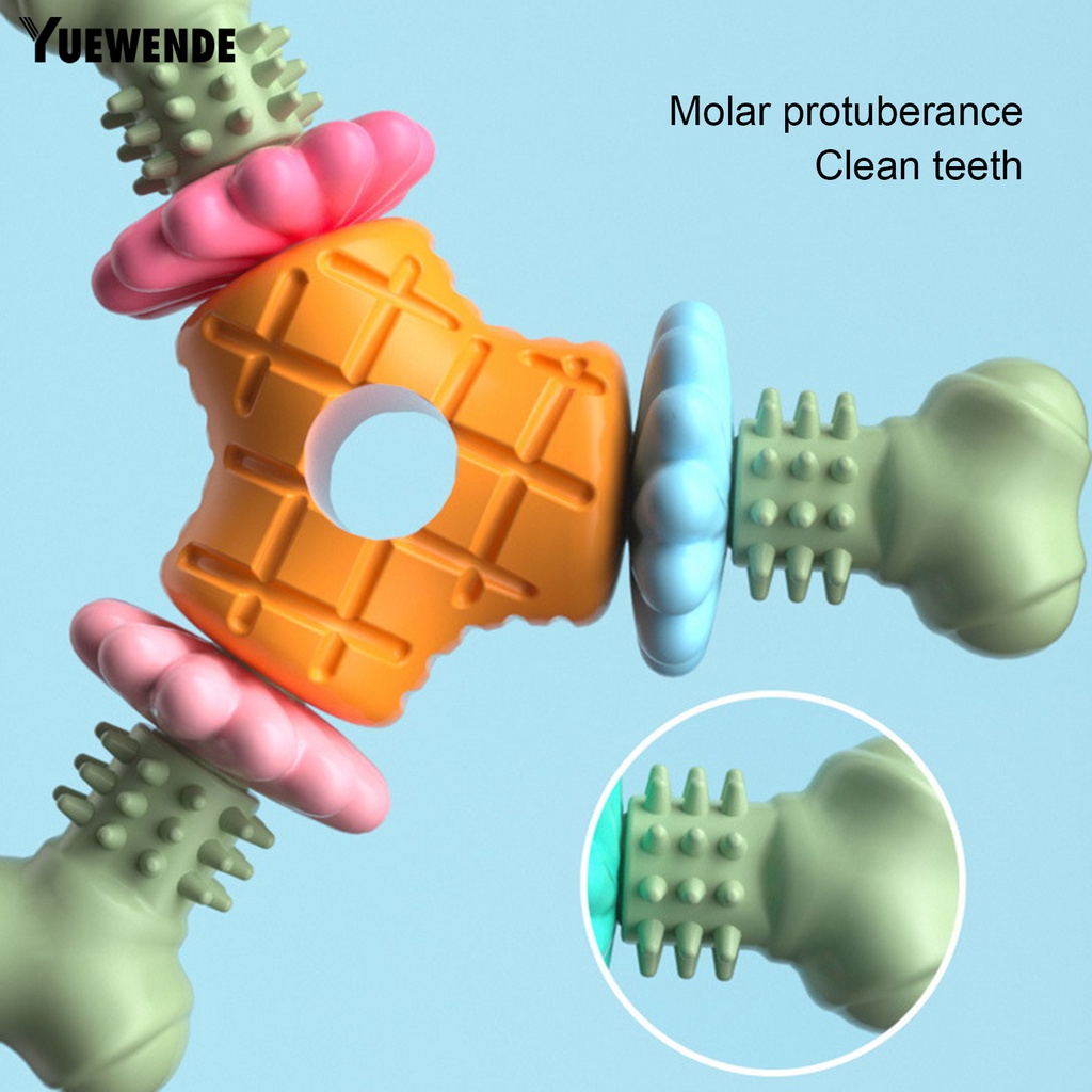Đồ Chơi Xương Tam Giác Bằng TPR Chống Cắn Tương Tác Với Thú Cưng