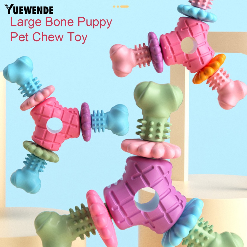 Đồ Chơi Xương Tam Giác Bằng TPR Chống Cắn Tương Tác Với Thú Cưng