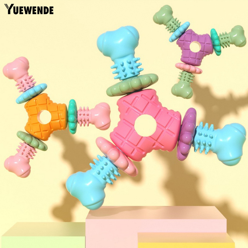 Đồ Chơi Xương Tam Giác Bằng TPR Chống Cắn Tương Tác Với Thú Cưng