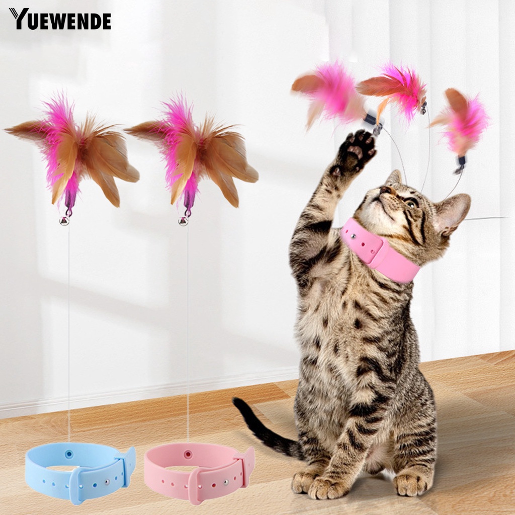 Yr.t Gậy Trêu Mèo Hình Lông Vũ Mắt Dài Thoải Mái Chống Cắn Giảm Áp Lực Vui Nhộn Trong Nhà