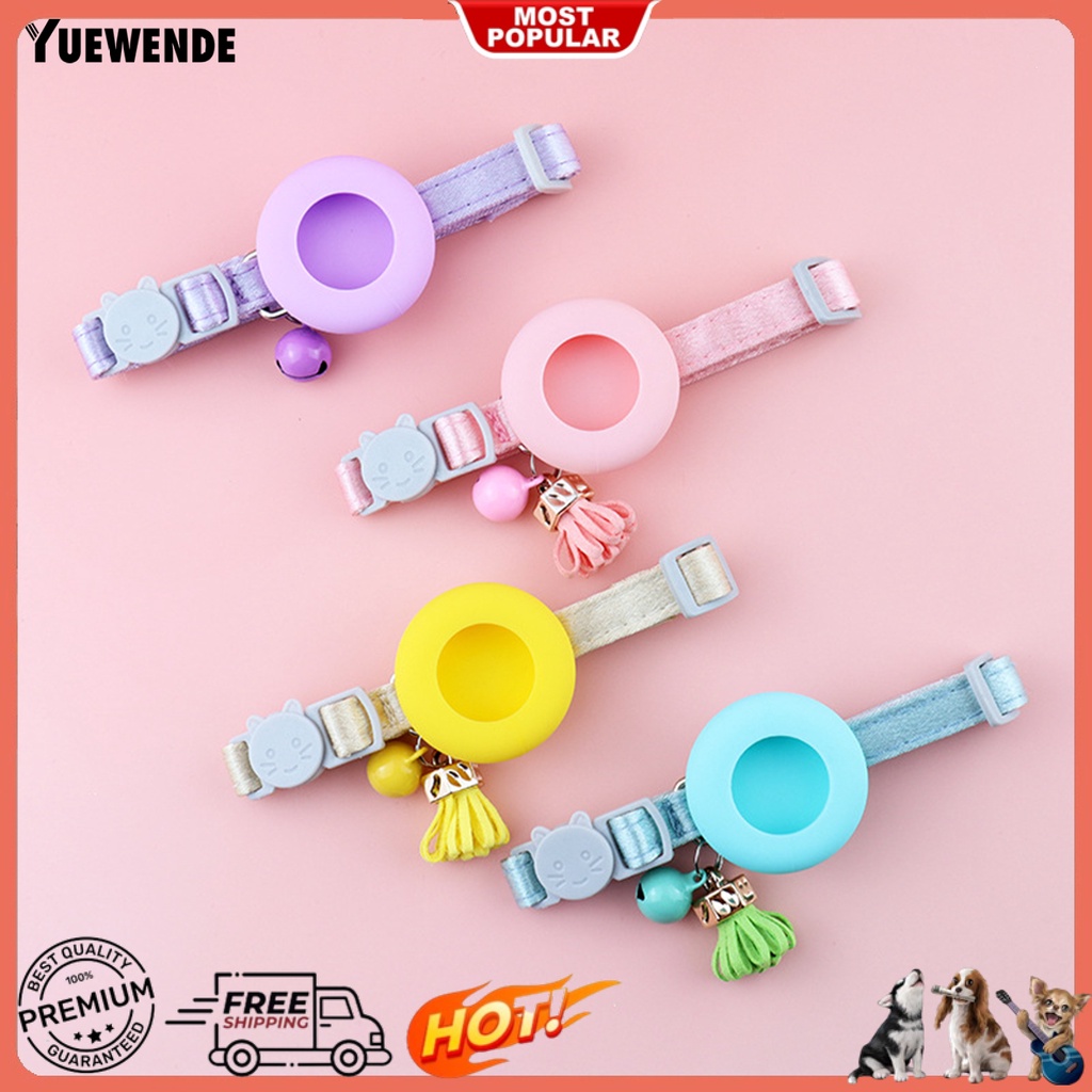 Vòng Cổ Có Chuông Và Tua Rua Có Thể Điều Chỉnh Theo Dõi Vị Trí Bảo Vệ Thú Cưng