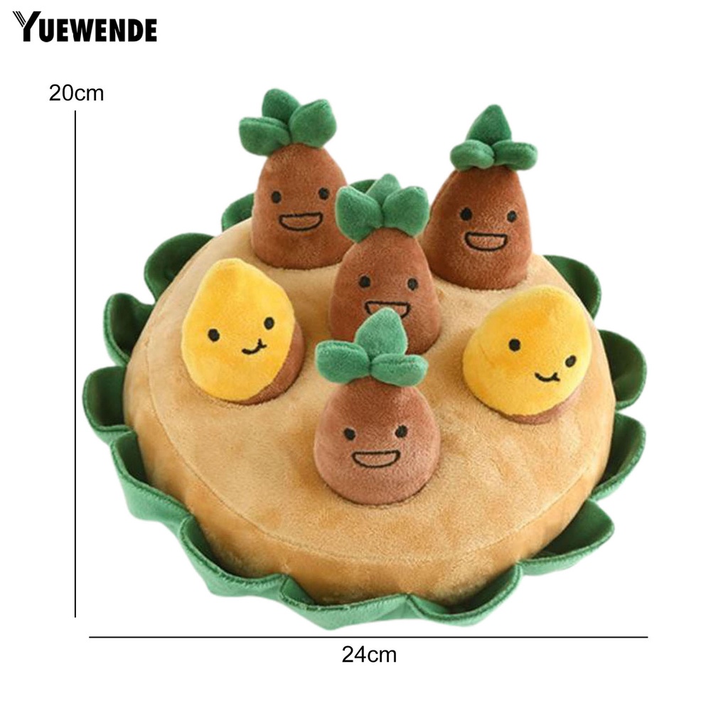 1 Bộ Đồ Chơi Nhai Gặm Tương Tác Chống Nhai Mềm Mại Thoải Mái Cho Thú Cưng