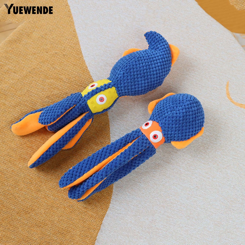 Đồ Chơi Nhồi Bông Hình Bạch Tuộc Hoạt Hình Mềm Mại Chống Cắn Cho Thú Cưng