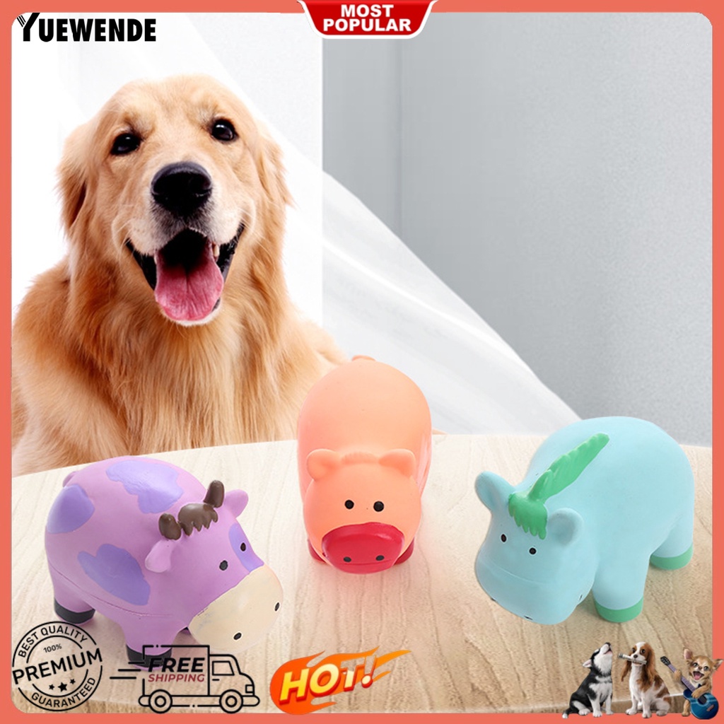 Yr.t Đồ Chơi Gặm Hình Động Vật Hoạt Hình Siêu Mềm Chống Cắn Có Thể Giặt Rửa Cho Cún Cưng