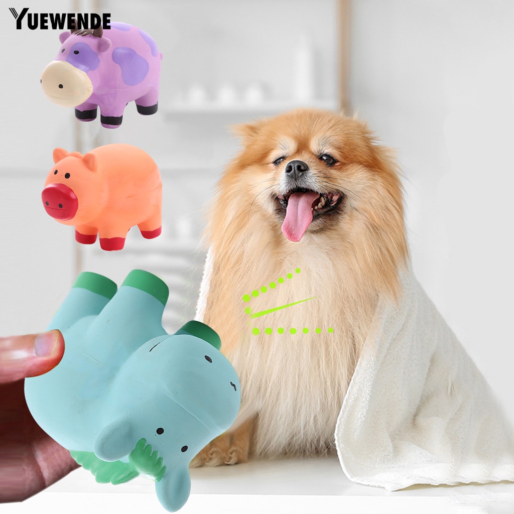 Yr.t Đồ Chơi Gặm Hình Động Vật Hoạt Hình Siêu Mềm Chống Cắn Có Thể Giặt Rửa Cho Cún Cưng