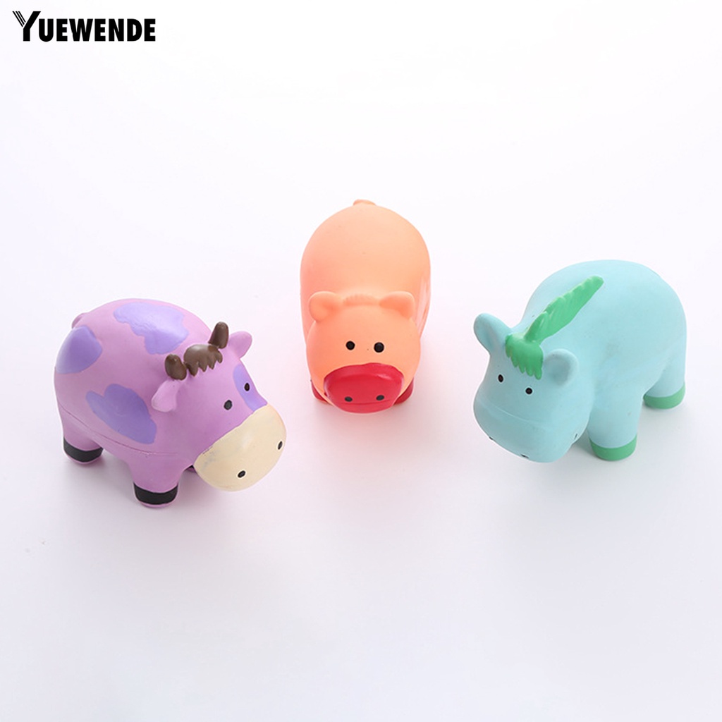 Yr.t Đồ Chơi Gặm Hình Động Vật Hoạt Hình Siêu Mềm Chống Cắn Có Thể Giặt Rửa Cho Cún Cưng