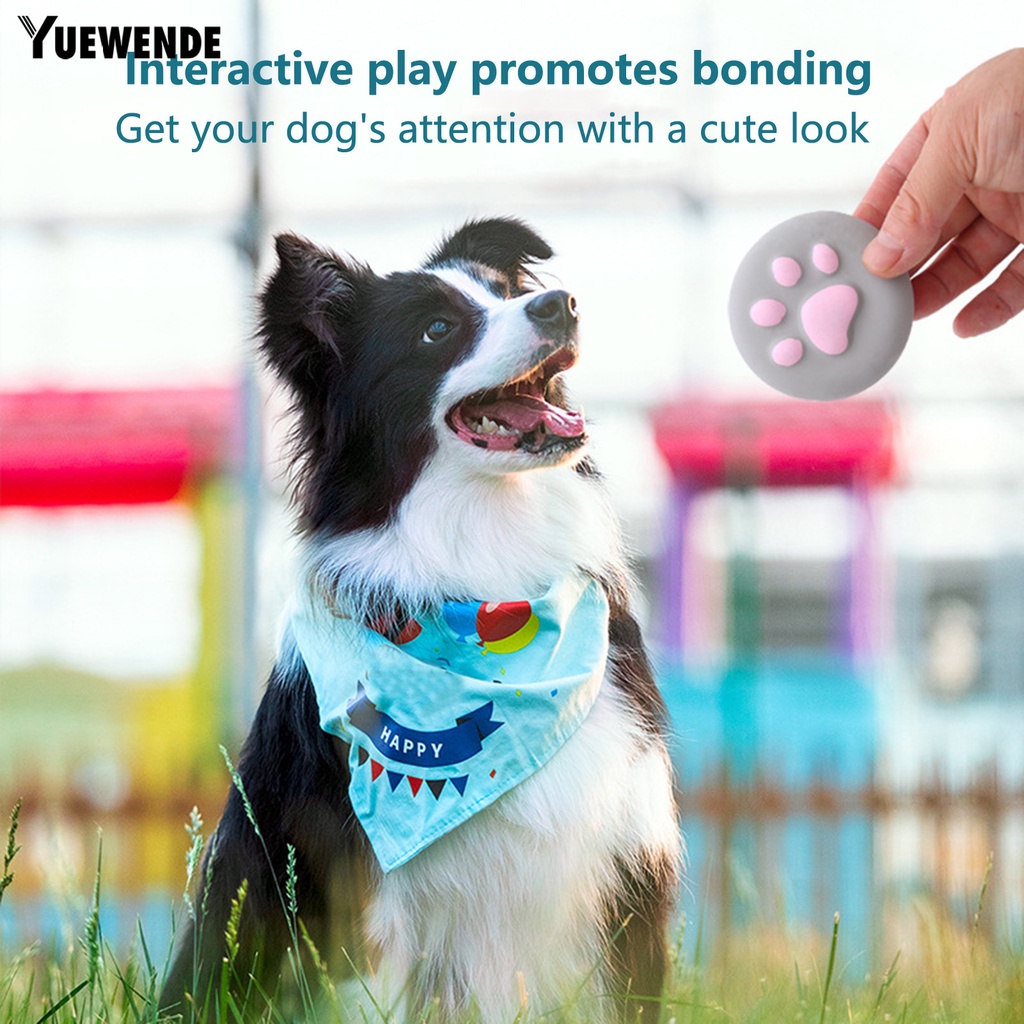 Đồ Chơi Mềm Mại Chống Cắn Chống Mài Mòn in Hình Dấu Chân Dễ Thương Có Âm Thanh Vui Nhộn Cho Cún Cưng