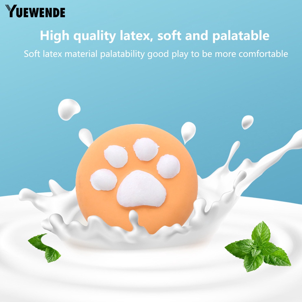Đồ Chơi Mềm Mại Chống Cắn Chống Mài Mòn in Hình Dấu Chân Dễ Thương Có Âm Thanh Vui Nhộn Cho Cún Cưng