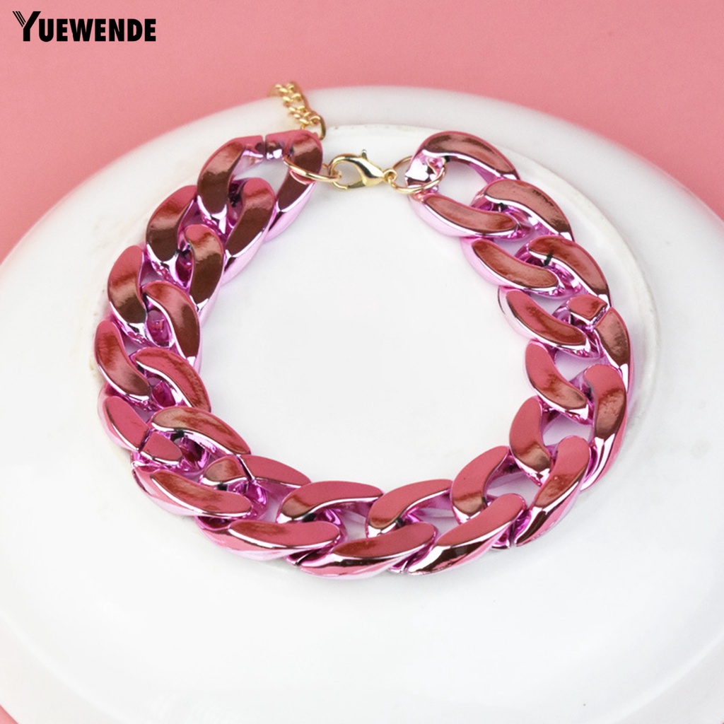 Yr.t Vòng Cổ Chuỗi Xích Chó Bull Pháp Lấp Lánh Phong Cách Hip-Hop Cá Tính Trang Trí Dành Cho Cún Cưng