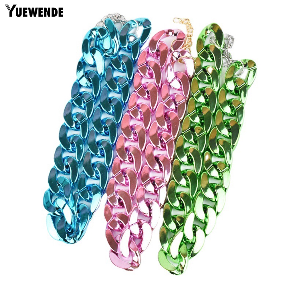 Yr.t Vòng Cổ Chuỗi Xích Chó Bull Pháp Lấp Lánh Phong Cách Hip-Hop Cá Tính Trang Trí Dành Cho Cún Cưng