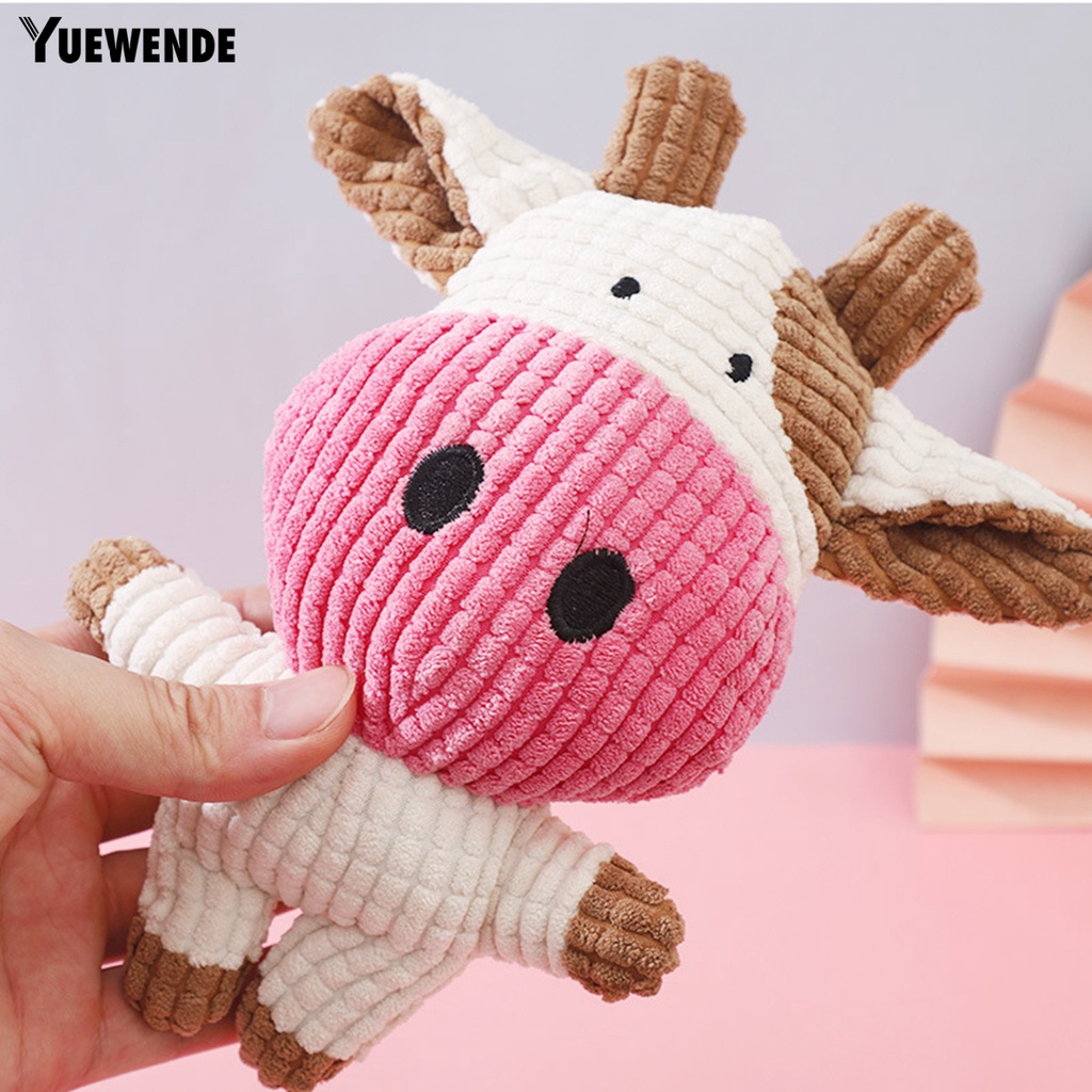 Yr.t Đồ Chơi Thú Nhồi Bông Hình Sư Tử / Heo Mềm Mại Chống Cắn Phát Ra Âm Thanh Sáng Tạo Giáo Dục S