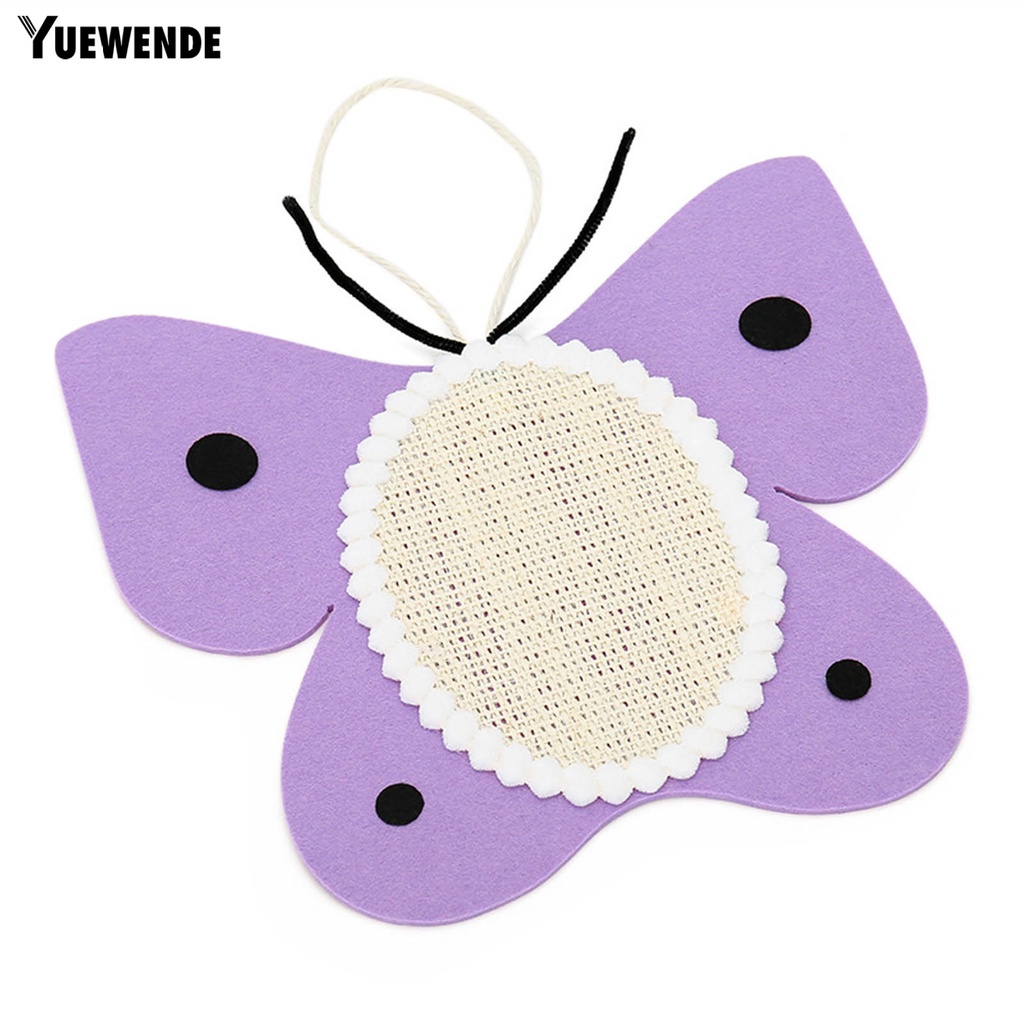 Tấm Đệm Cào Móng Bằng Vải Nỉ Chống Cắn Chống Trầy Hình Bướm Hoạt Hình Dành Cho Mèo Cưng