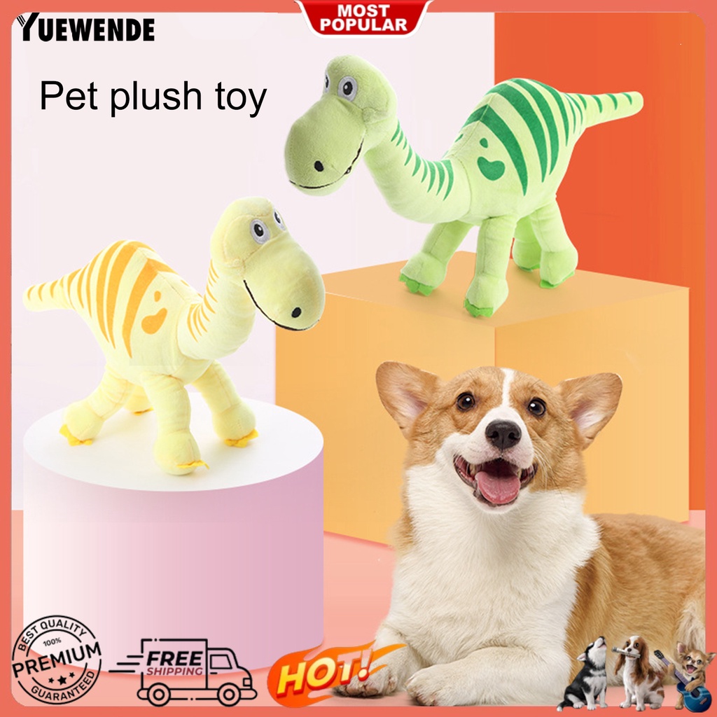 Đồ Chơi Khủng Long Nhồi Bông Nhẹ Mềm Mại Chống Mài Mòn Có Âm Thanh Vui Nhộn Cho Cún Cưng