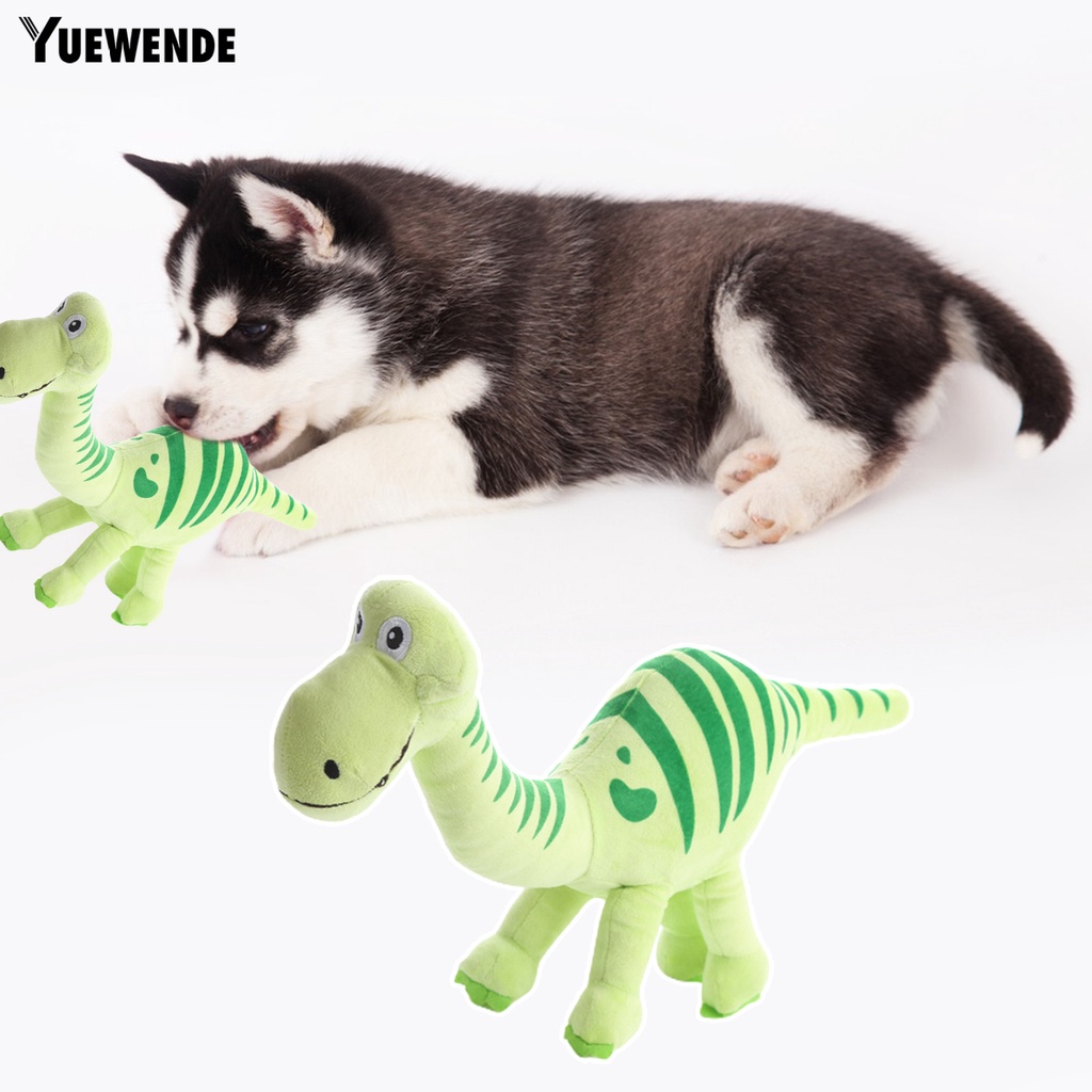 Đồ Chơi Khủng Long Nhồi Bông Nhẹ Mềm Mại Chống Mài Mòn Có Âm Thanh Vui Nhộn Cho Cún Cưng