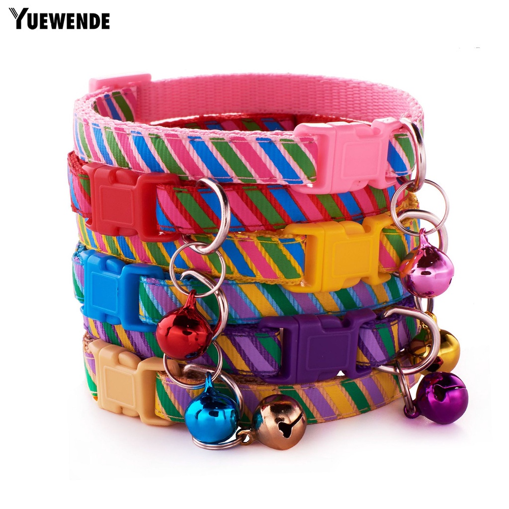 Vòng Cổ Họa Tiết Sọc Độc Đáo Bắt Mắt Chống Mài Mòn Cho Thú Cưng
