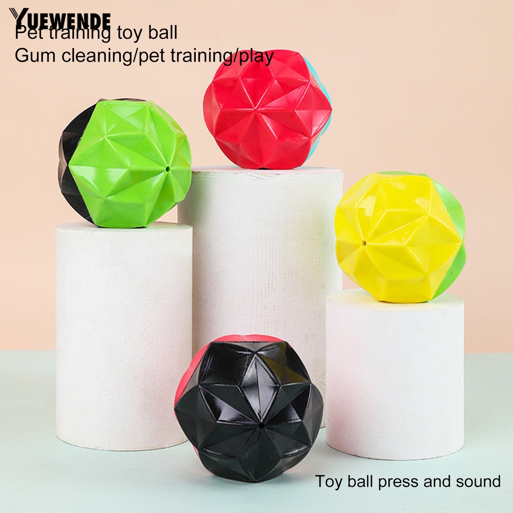 Quả Bóng Đồ Chơi Mềm 7cm Có Âm Thanh Chống Cắn Chống Trầy Tương Phản Cho Thú Cưng