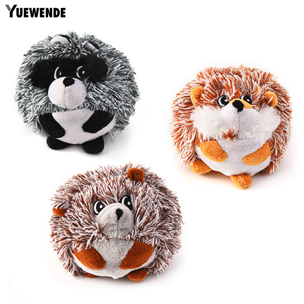 Đồ Chơi Nhồi Bông Mềm Mại Thêu Hình Cáo Gai Nhẹ Nhàng Thoải Mái Cho Cún Cưng YR.T