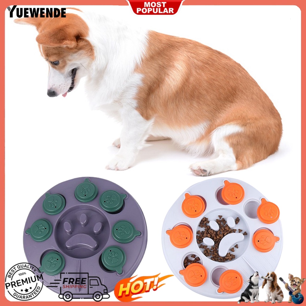 Thảm Lót Nhiều Ngăn Đựng Thức Ăn Chống Trượt Giúp Huấn Luyện Thú Cưng