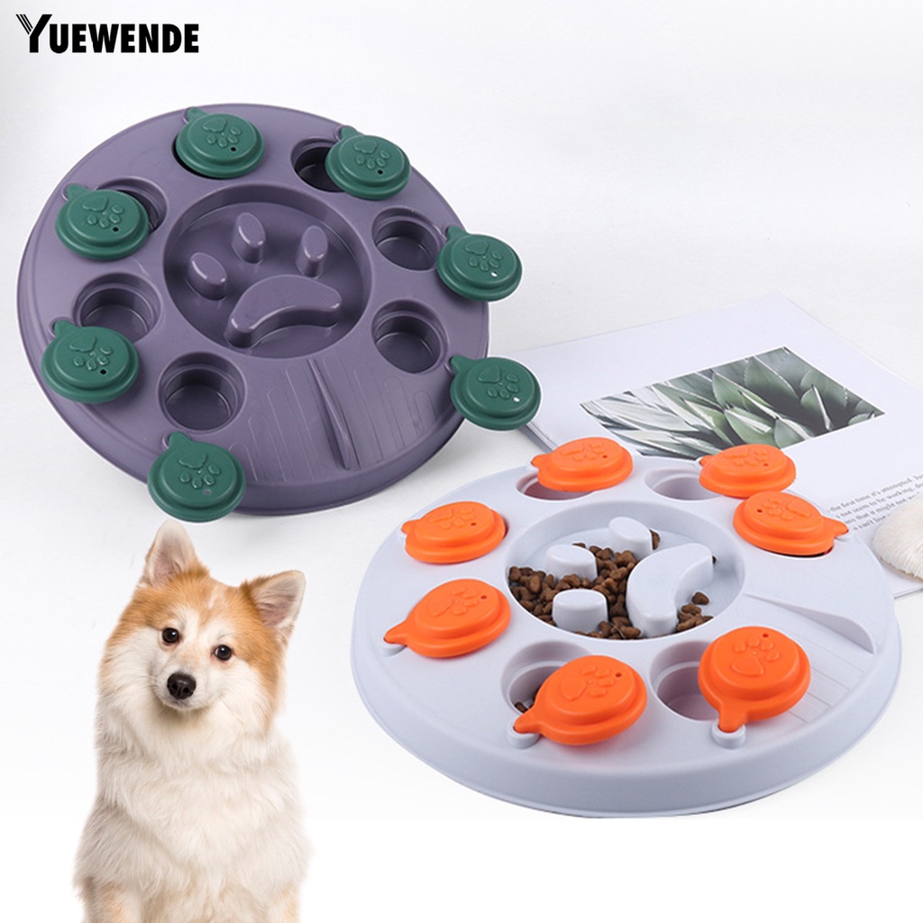 Thảm Lót Nhiều Ngăn Đựng Thức Ăn Chống Trượt Giúp Huấn Luyện Thú Cưng