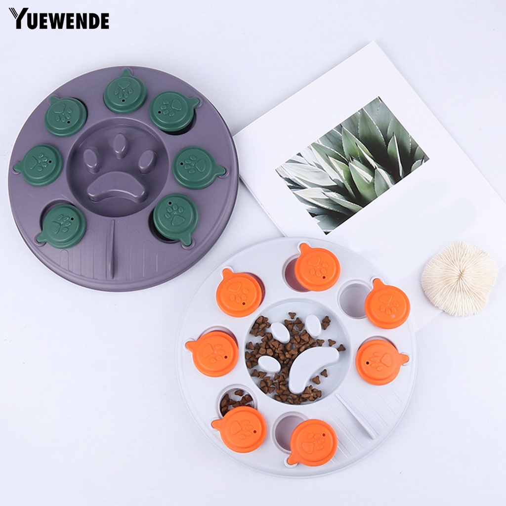 Thảm Lót Nhiều Ngăn Đựng Thức Ăn Chống Trượt Giúp Huấn Luyện Thú Cưng