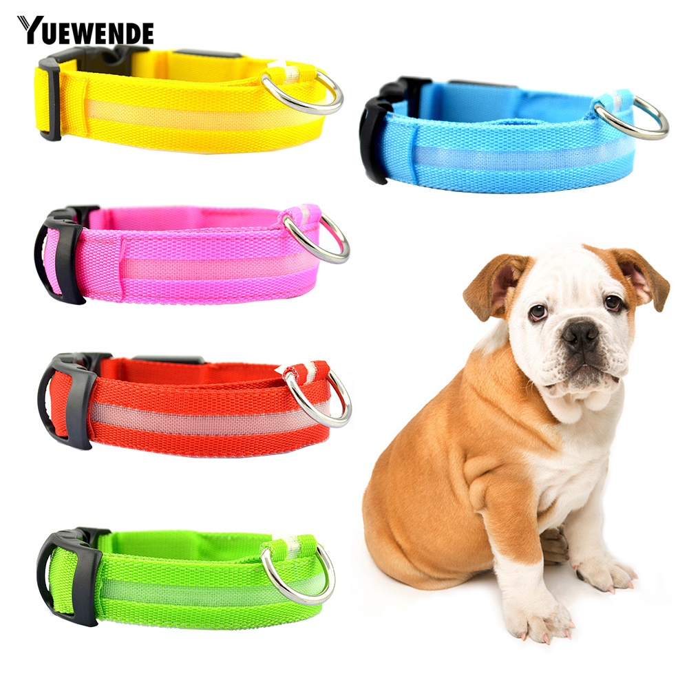 Vòng Cổ Thú Cưng Gắn Đèn LED Có Thể Sạc Lại Bằng Cổng USB Chống Thất Lạc