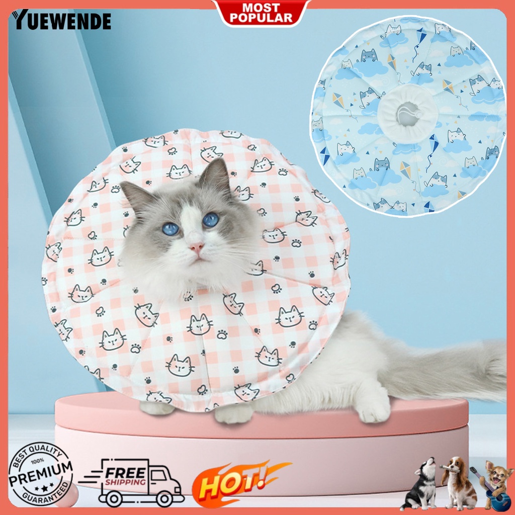 Vòng Cổ Siêu Mềm Chống Nước Chống Say Tàu Xe Họa Tiết Hoạt Hình Bảo Vệ Cho Thú Cưng