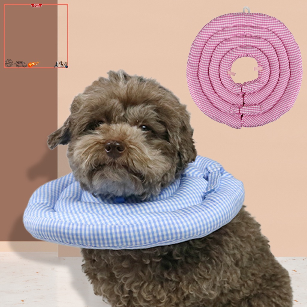 Vòng Cổ Họa Tiết Hoạt Hình Phục Hồi Vết Thương Dành Cho Thú Cưng