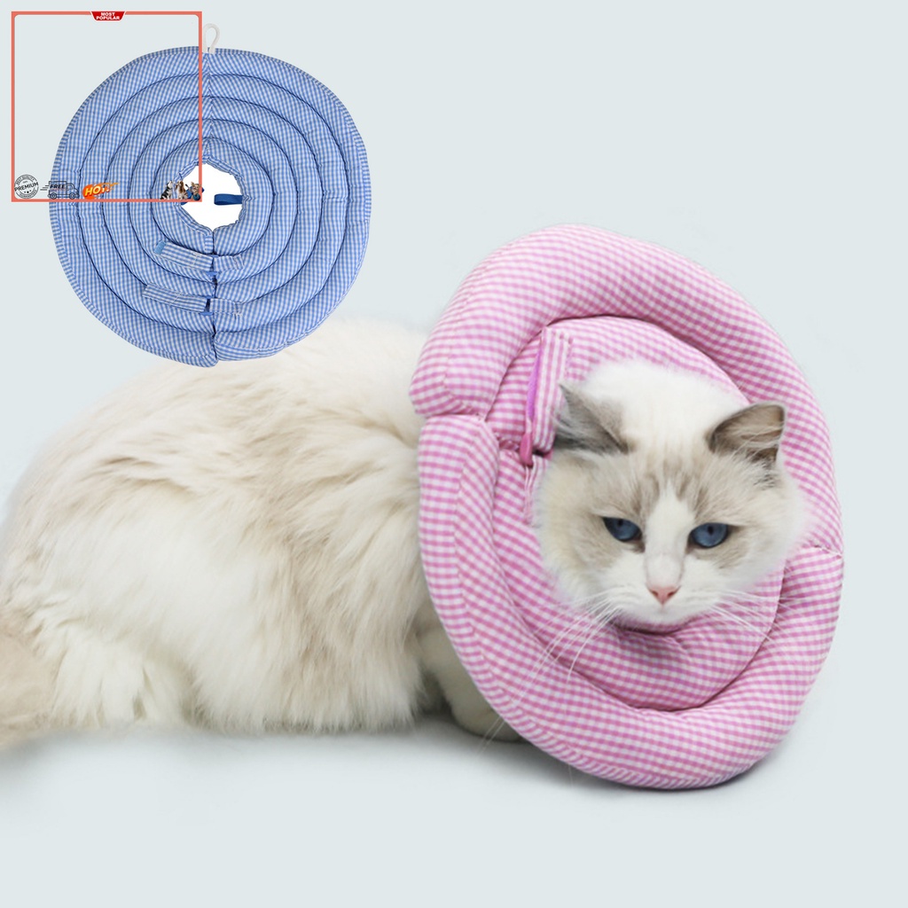 Vòng Cổ Họa Tiết Hoạt Hình Phục Hồi Vết Thương Dành Cho Thú Cưng