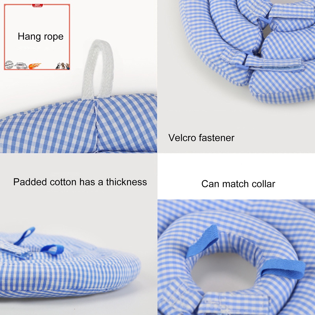 Vòng Cổ Họa Tiết Hoạt Hình Phục Hồi Vết Thương Dành Cho Thú Cưng