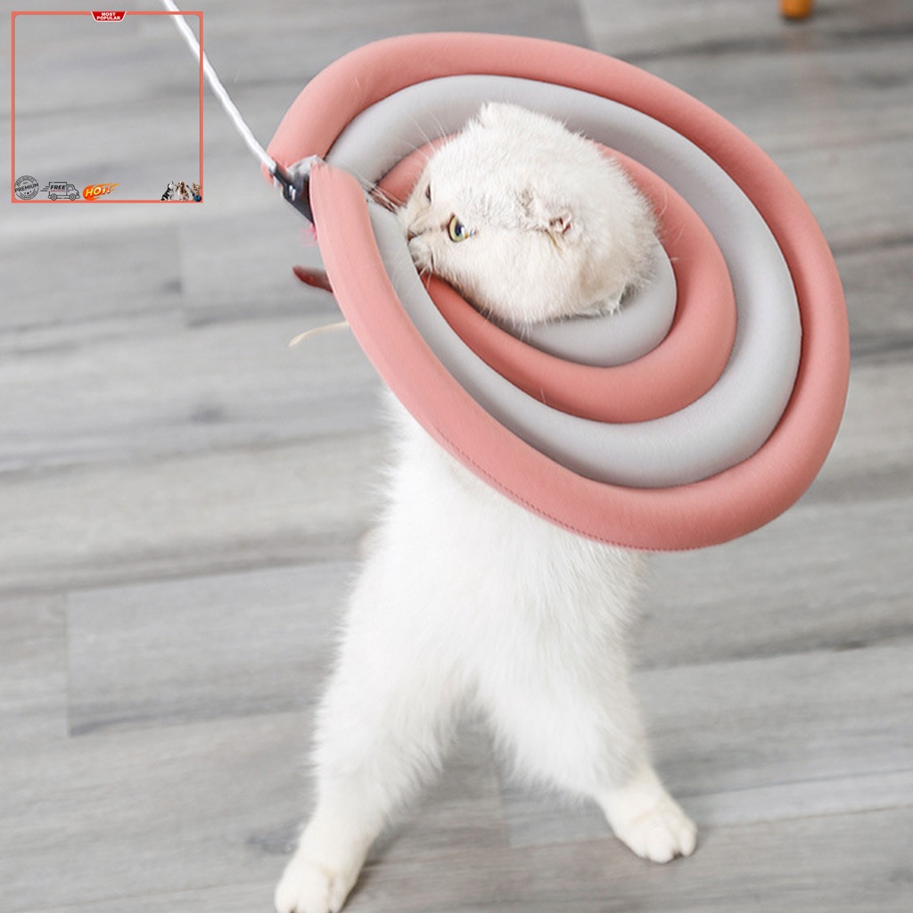 Vòng Cổ Siêu Mềm Chống Thấm Nước Bảo Vệ Thú Cưng Khi Phẫu Thuật