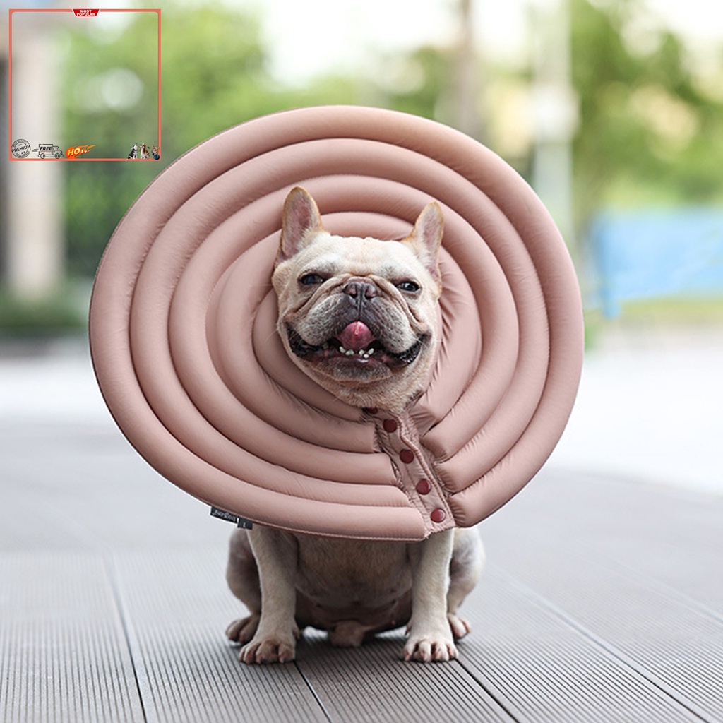 Vòng Cổ Siêu Mềm Chống Thấm Nước Bảo Vệ Thú Cưng Khi Phẫu Thuật