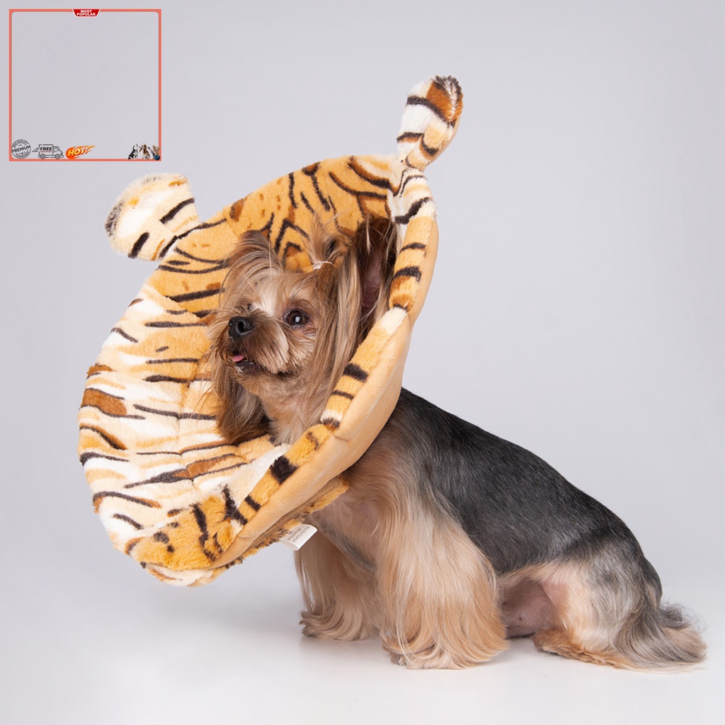 Vòng Đeo Cổ Bằng Polyester Hình Tròn Họa Tiết Hoa Hướng Dương Bảo Vệ Cho Mèo Cưng