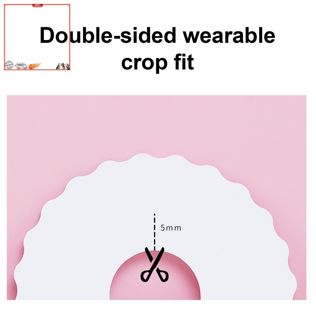 Yr.t Set 5 Vòng Đeo Cổ Bảo Vệ Chống Cắn Chống Đá Siêu Nhẹ Đáng Yêu Dành Cho Cún Cưng