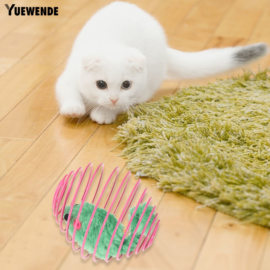 Chuột Lò Xo Đồ Chơi Đàn Hồi Chống Trầy Dành Cho Mèo Cưng