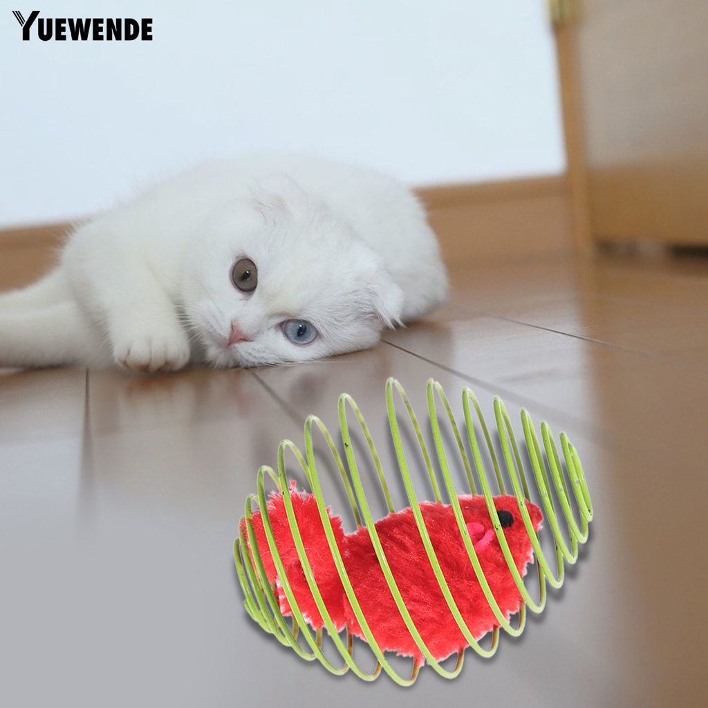 Chuột Lò Xo Đồ Chơi Đàn Hồi Chống Trầy Dành Cho Mèo Cưng
