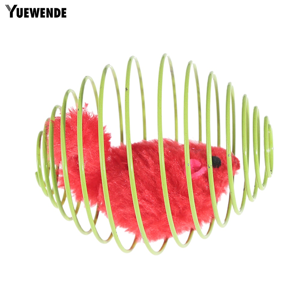 Chuột Lò Xo Đồ Chơi Đàn Hồi Chống Trầy Dành Cho Mèo Cưng