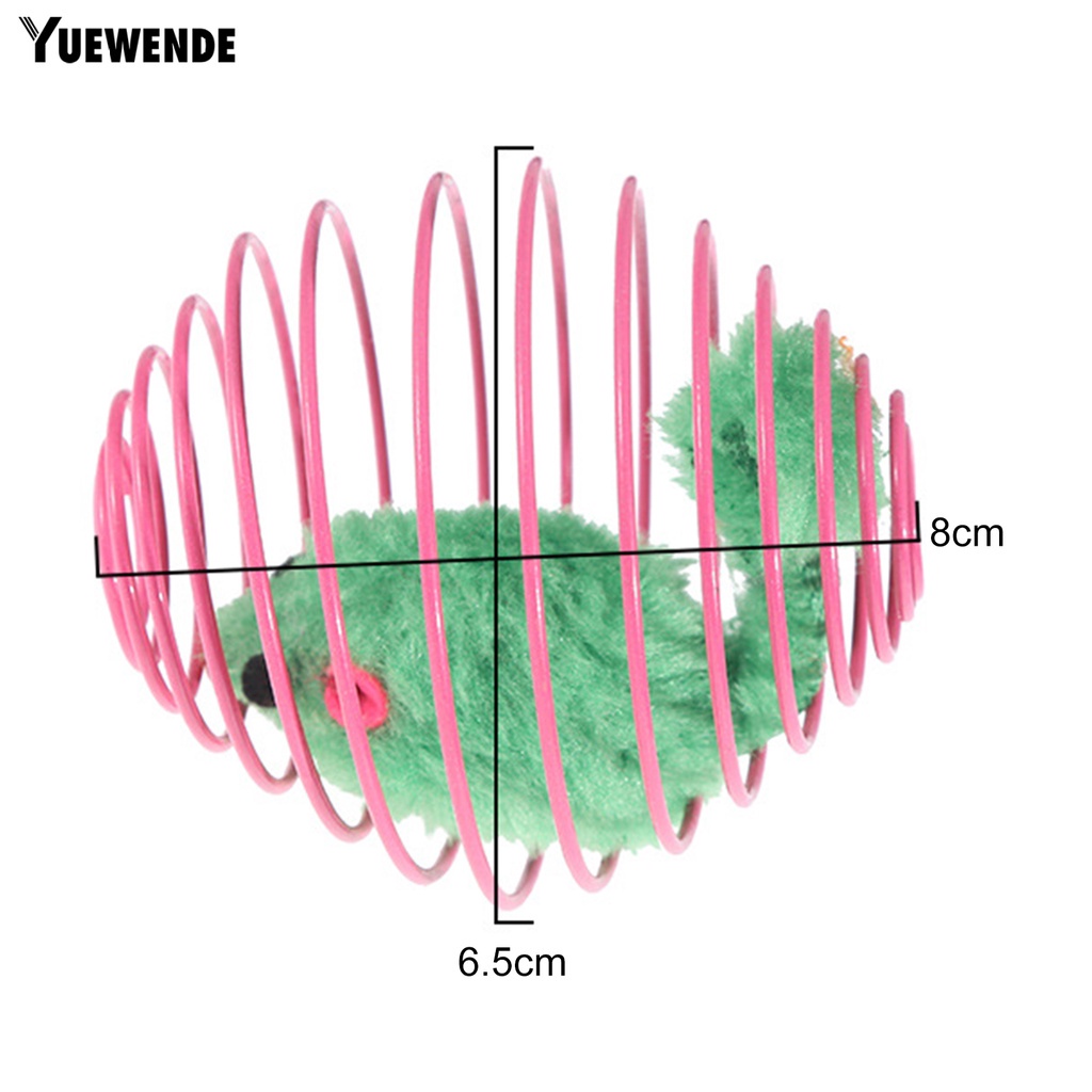 Chuột Lò Xo Đồ Chơi Đàn Hồi Chống Trầy Dành Cho Mèo Cưng
