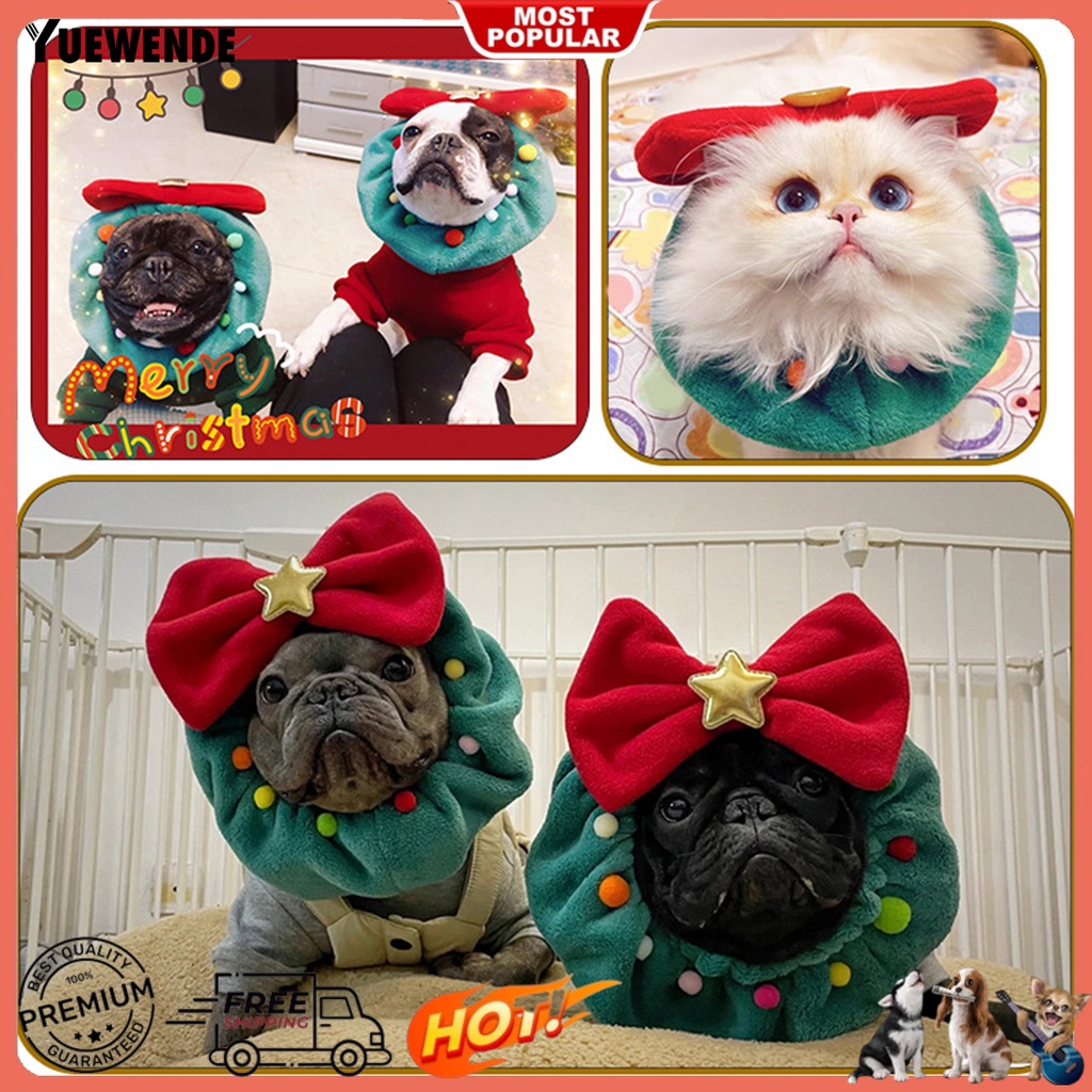 Yr.t Vòng Cổ Đính Nơ Siêu Mềm Thân Thiện Với Da Không Phai Màu Bằng Acrylic Cho Thú Cưng