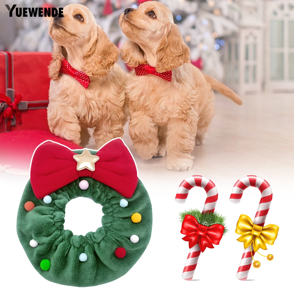 Yr.t Vòng Cổ Đính Nơ Siêu Mềm Thân Thiện Với Da Không Phai Màu Bằng Acrylic Cho Thú Cưng