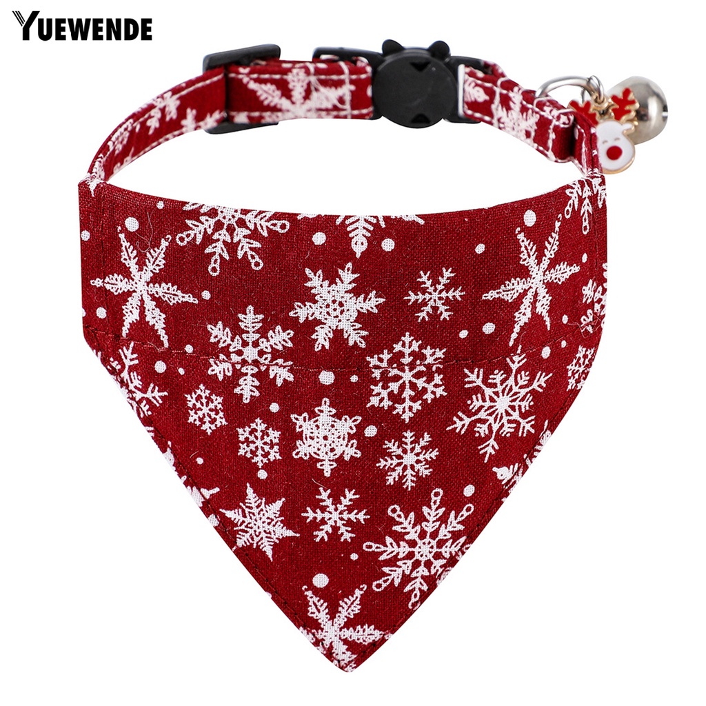 Khăn Quàng Cổ Hình Tam Giác Thoáng Khí Không Phai Màu Chống Gàu Có Thể Điều Chỉnh Kích Thước Cho Thú Cưng YR.T