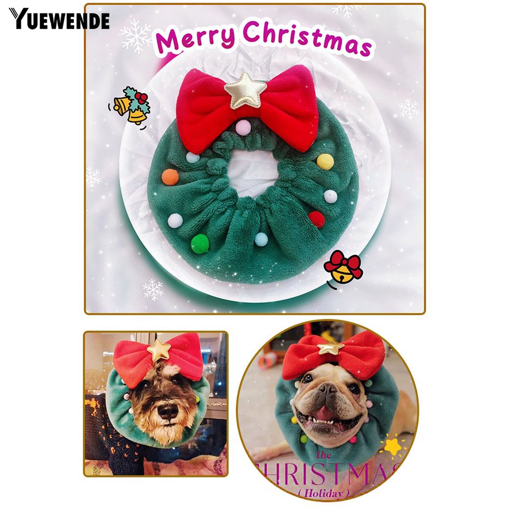 Yr.t Vòng Cổ Đính Nơ Siêu Mềm Thân Thiện Với Da Không Phai Màu Bằng Acrylic Cho Thú Cưng