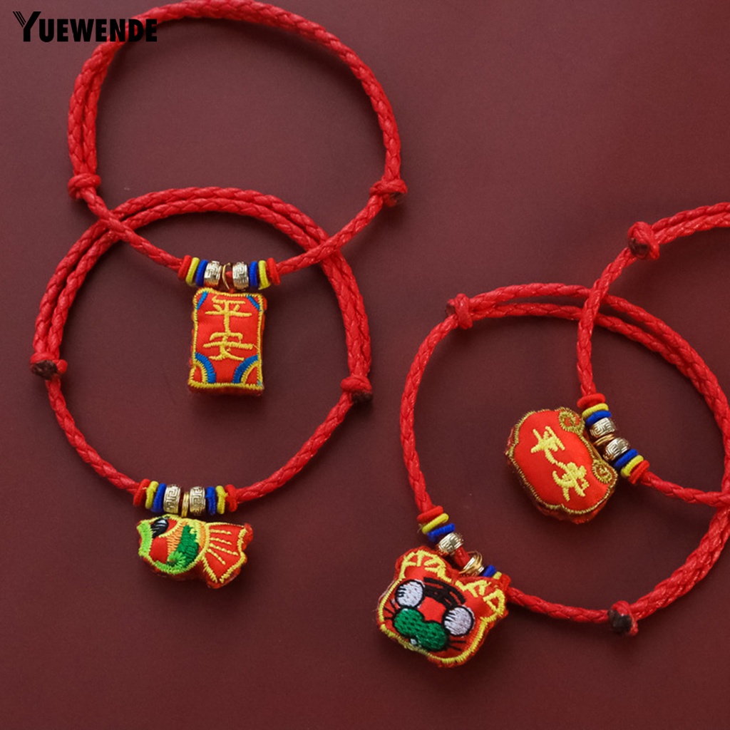 Vòng Cổ Màu Đỏ May Mắn Bằng Polyester Thân Thiện Với Da Chống Mòn Siêu Nhẹ Dùng Chụp Ảnh Cho Mèo Năm Mới